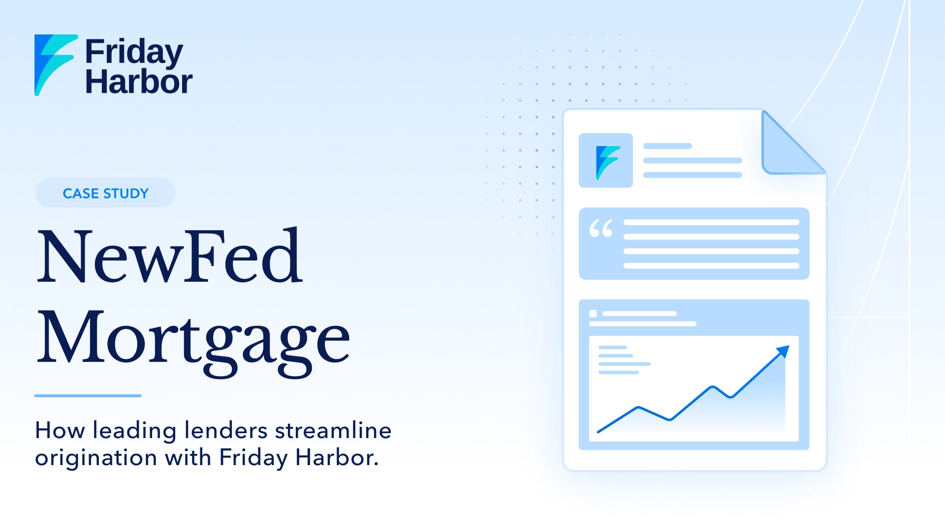 NewFed Mortgage boosts fulfillment productivity by 35%+ with Friday Harbor