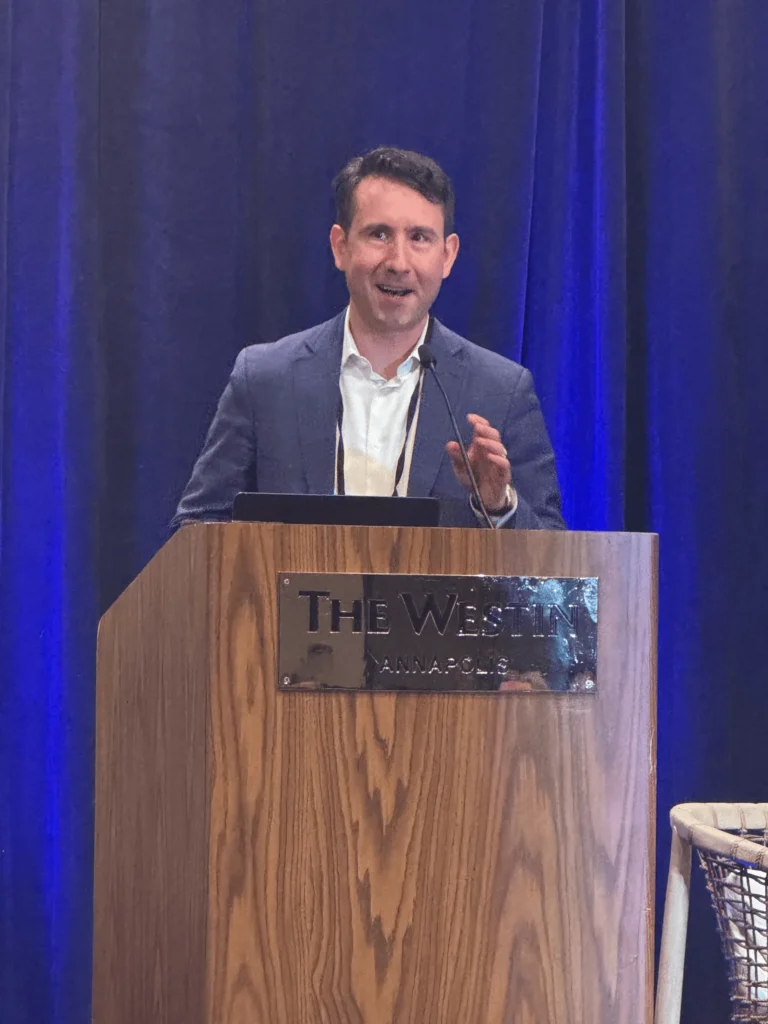 Friday Harbor CEO presenting at an industry conference